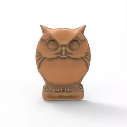 Buy Owl Bird STL File For CNC Router 3D Model Bas Relief For 3D Printer • 2.32£