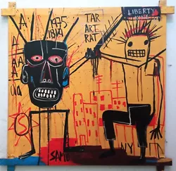Buy Jean-michel Basquiat Acrylic On Canvas Dated 1981 In Good Condition • 199.66£