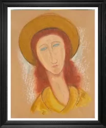Buy MODIGLIANI - ORIGINAL PAINTING/PASTEL - Signed- Picasso, Matisse Era- Circa 1918 • 5,709.34£