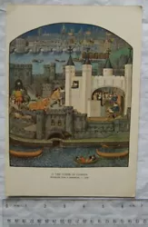 Buy Coloured Print Of A Painting No. II. The Tower Of London, Miniature From C1500 • 2£