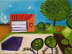 Buy The Garden Oil Painting On Canvas In The Style Of Pablo Picasso NEW • 35£