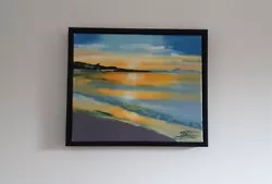 Buy Seascape Sunnset Crete Painting On Canvas - Medium Size - Unframed Rolled Canvas • 25£