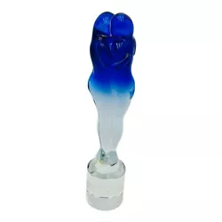 Buy Italian Murano The Lovers Blue Art Glass Sculpture 13.5  Giuliano Tosi SIGNED • 755.95£