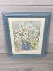 Buy Beautiful Watercolour Painting By Iris Leach Wild Roses And Daises 35cm By 30cm • 20£