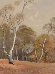 Buy Walter James West ARBSA  - Signed 1940 Watercolour, Autumn Woods • 67£