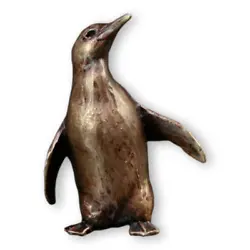 Buy Penguin Bronze Miniature Sculpture -Christmas Gift - Butler & Peach 2058. • 34.99£