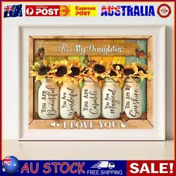 Buy Paint By Numbers Kit DIY Sunflower Oil Art Picture Craft Home Wall Decoration • 6.91£