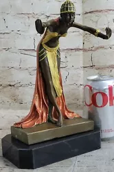 Buy Claire Colinet Solid Real Bronze Hindu Dancer Great Detailed Bronze Sculpture • 236.23£