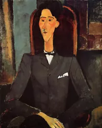 Buy Stunning Oil Painting Amedeo Modigliani - Portrait Of Jean Cocteau Hand Painted • 61.50£