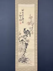 Buy Nw5845 Hanging Scroll  Birds And Flowers  By Okuhara Seiko (Late Edo-Meiji Era) • 202.08£