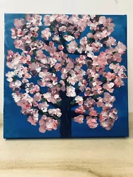 Buy Beautiful Hand Painted Acrylic On Canvas: Sakura Cherry Blossom • 25£