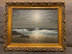 Buy Painting - Bob Tucker, Framed Original Of Moonlight Reflection,   • 570£