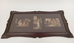 Buy Antique Framed Religious Artwork Multiple Works Black & White Artist Unknown  • 11.50£