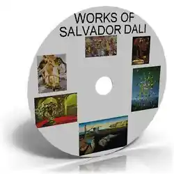 Buy Works Of Salvador Dali,1800+ Photo Images Painting, Surrealism , Fantasy Art Cd • 8.99£