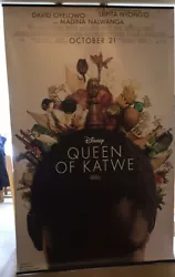 Buy Disney Queen Of Katwe Cinema Movie Poster 8ft X 5ft • 0.99£