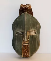 Buy Leonidas Mask - Spartan King - Leader Of 300 - Wall Decoration - Casting Stone • 99.38£