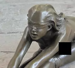 Buy Bronze Erotic Sculpture Nude Woman Art Statue Signed Patoue Figure Figurine Art • 158.50£
