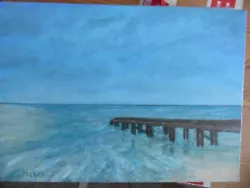 Buy Newquay Local Artist-painting By Kath Preece. • 29.99£