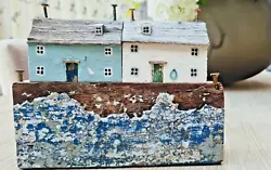 Buy Kirsty Elson Driftwood Cottages By The Sea Original Signed LARGE Work Collectors • 299£