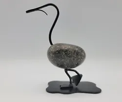 Buy Metal Works Duck Stone Art Sculpture Natural Stone Modern Garden Desk 5  Tall • 20.69£