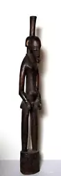 Buy African Or Oceanic Objects, Figure With Spike, Carved Wood And Paint • 1,833.10£