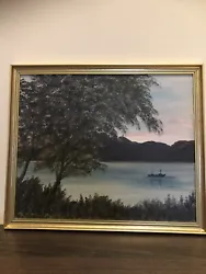 Buy VERY RARE ORIGINAL M.Turner Acrylic Landscape Painting Of Scottish Highlands • 395£