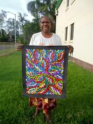 Buy JACINTA  NUMINA 70 X 60 Cm Original Painting - Aussiepaintings Aboriginal Art • 127.27£