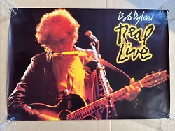 Buy Vintage Poster Bob Dylan Real Live 1980s Music Memorabilia Promo Pinup Ad • 81.32£