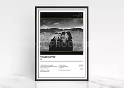 Buy U2 The Joshua Tree Album Single Cover Poster / Music Christmas Gift • 8£