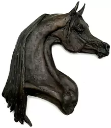 Buy Vintage 1983 Bronze Art Arabian Horse Head Signed 21/200 Wall Hanging D Moss • 236.20£