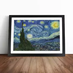 Buy Vincent Van Gogh A Starry Starry Night Wall Art Print Framed Picture Poster • 29.95£