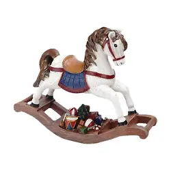 Buy Modern Rocking Horse, Art Desktop Collection Resin Craft Ornament Animal Statue • 25.74£