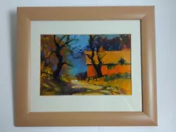 Buy Bert Mayhew Abstract Trees Autumnal Scene Small Original Painting Local Artist • 35£