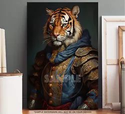 Buy Tiger Art Canvas Picture Tiger Art Painting Picture Framed Canvas Wall Art #6 • 34.99£