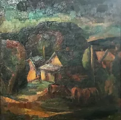 Buy ORIGINAL RUSSIAN ART /“Summer Evening” By Mikhail Fedosov / Oil Painting. 1989 • 2,280.54£
