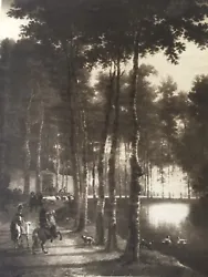 Buy Antique Print The Ash Tree Avenue Jean Hackaert Dated 1901 Landscape Painting • 6.99£