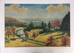 Buy LIMITED WINSTON CHURCHILL,  View From Chartwell , 27x19 3/4 - VINTAGE • 116.27£