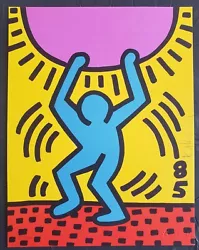 Buy Keith Haring Signed Un United Nations Signed Lithograph Art Print Wfuna Coa Mint • 11,949.80£