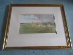 Buy William H North, Watercolour Of A Scottish Farm (Signed & Dated) • 89.99£