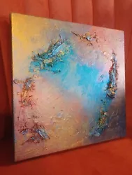 Buy Gorgeous Earthy  Seascape ORIGINAL ABSTRACT  PAINTING By Laura Hall Gift, Art • 15£