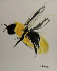 Buy Oil On Canvas Bee Insect Bumble Bee David Tarrant • 360£