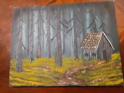 Buy Oil Painting By Bob Pritts Done In The Bob Ross Wet On Wet Style 11x14 • 12.36£