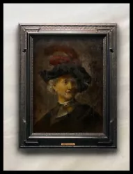 Buy VERY RARE Rembrandt Van Rijn Painting - Small- Antique • 19,733.99£