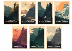 Buy Olly Moss Harry Potter Prints  Framed Matching Set (# 299) • 750£
