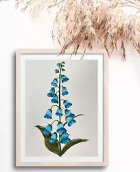 Buy Foxglove Flower| Original Hand Painted | Watercolour Painting | Botanical | A5 • 20£