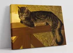 Buy Theophile Steinlen, Summer: Cat On A Balustrade -canvas Wall Art Artwork Print • 64.99£