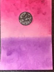 Buy Handmade Watercolour Painting Black Moon, Rich & Desolate Sunset. • 2£