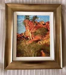 Buy Rolf Harris Sun On Devils Marbles Limited 195 Signed Canvas Print • 110£