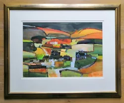 Buy Moira Huntly RI, Original Watercolour Painting Of South Wales Village, Landscape • 445£