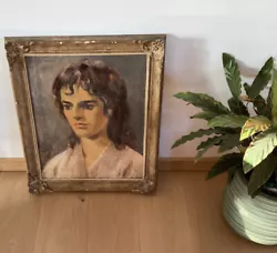 Buy Hugh Adam Crawford 1898-1982 Original Oil Painting Picture Portrait Girl 1959 • 1,700£